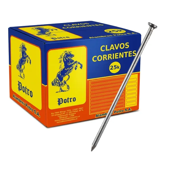 Clavos corrientes 4\" x 8 -25 kg