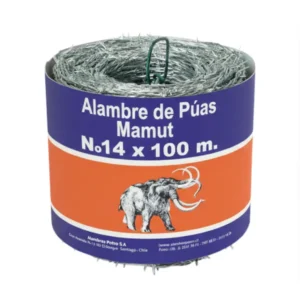 alambre púas N°14 - 100 metros